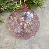 Ripple Glass Iridescent Ornaments