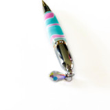Handmade Classic Twist Pen in Bahamas with Swarovski Crystal