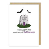 Tombstone Halloween Card