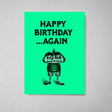 Happy Birthday Again Card