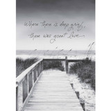 Deep Grief & Great Love, Sympathy Card