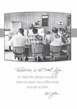 Television Is Not Real Life, Father's Day Card
