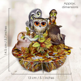 A Parliament Of Owls, 3D Pop-Up Card