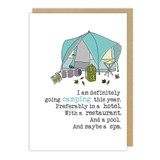 Fancy Camping, Friendship Card