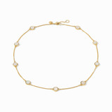 Valencia Delicate Station Gold Necklace