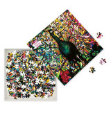 Displaying Peacock 1000 Piece Jigsaw Puzzle, Tiffany