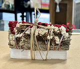 White California Sage, Assorted Flowers, & Selenite Wand Cleansing Set