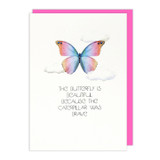 Butterfly Beautiful, Friendship Card