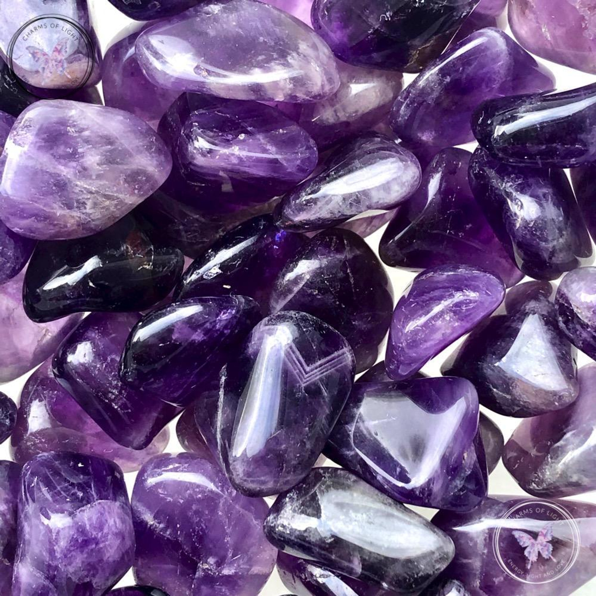 Amethyst Crystal: Protective + Healing + Crown Chakra