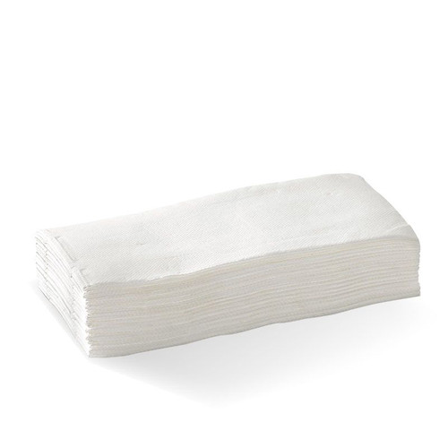 2-PLY 1/8 FOLD WHITE QUILTED DINNER BIONAPKIN Pieces : 1,000