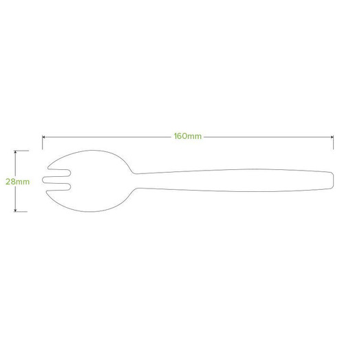 16CM WOOD SPORK Pieces : 1,000