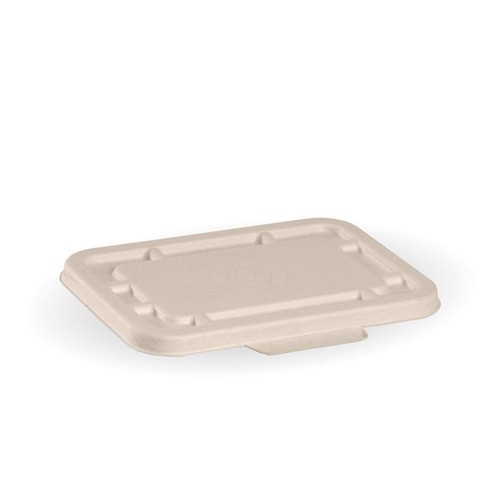 500 & 600ML NATURAL BIOCANE TAKEAWAY BASE LID Pieces : 500