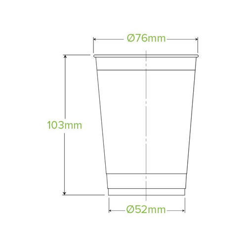 280ML CLEAR BIOCUP Pieces : 2,000