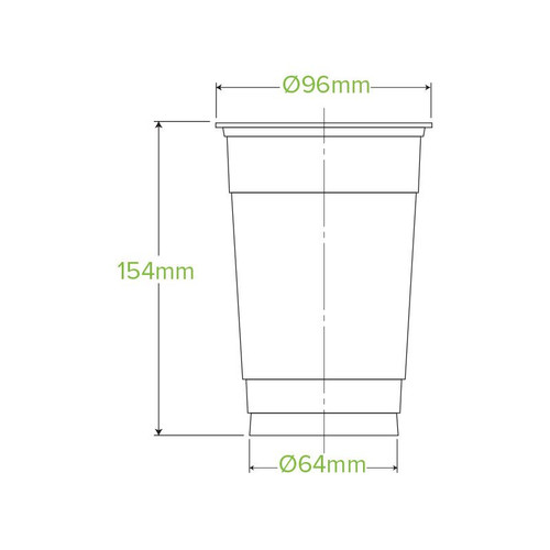 700ML CLEAR BIOCUP Pieces : 1,000