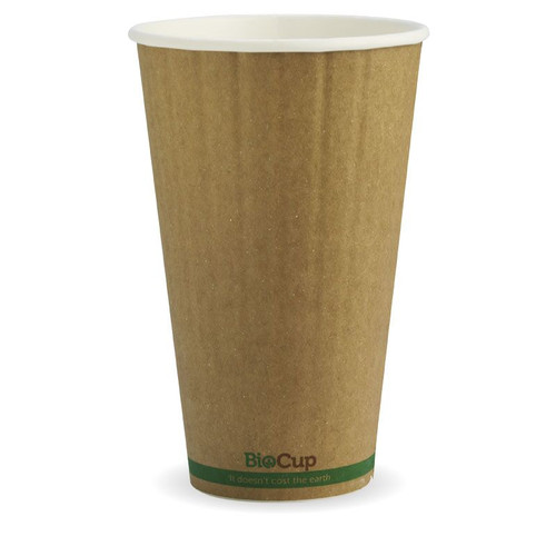 12OZ KRAFT GREEN STRIPE BIOCUP Pieces : 1,000