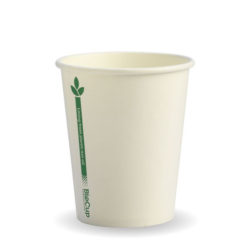 8OZ WHITE GREEN LINE BIOCUP Pieces : 1,000