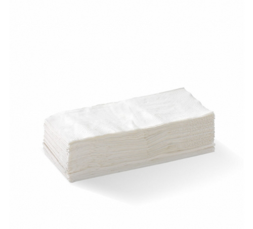 2-PLY 1/8 FOLD WHITE LUNCH BIONAPKIN Pieces : 2,000