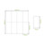 1-PLY 1/8 FOLD WHITE LUNCH BIONAPKIN Pieces : 3,000