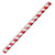 10MM JUMBO RED STRIPE BIOSTRAW Pieces : 2,500