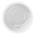 8-20OZ (90MM DIA) PLA WHITE LARGE LID Pieces : 1,000