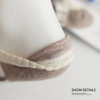 Korea Socks Women No Show Plaid 韓國製 女士船襪 極簡格紋 A