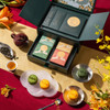 【預計發貨: AUG 31】SAGE TEA Mooncake Giftbox Set | 皓月寄情 中秋奢華月餅茶禮盒 4s (配茶碟、茶夾與茶匙)