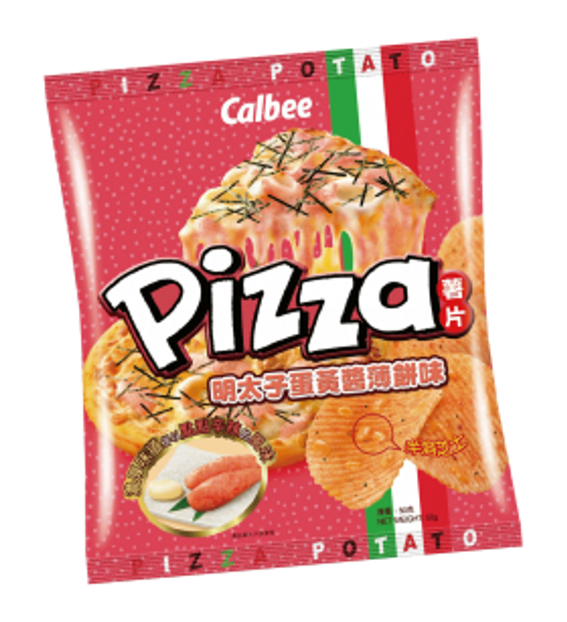 Calbee Potato Chips Cod Roe Melty Cheese Pizza Flavor 卡樂b 明太子蛋黃醬薄餅味薯片55g Mikoplace U K Premium Asian Product To U K Calbee Potato Chips Cod Roe Melty Cheese Pizza Flavor 卡樂b 明太子蛋黃醬薄餅味薯片55g Mikoplace U K Premium Asian Product To U K