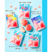 KANRO Pure Sweet & Sour Fruit Soda Gummy | 甘樂 軟糖夏日桃梳打味 52g