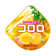 UHA Cororo Premium Fruit Juice Gummy Pineapple Flv | 味覺糖 果汁軟糖 冲繩鳳梨味 40g