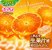 UHA Puccho Candy Orange Flv | 味覺糖 條裝果粒軟糖 橘子味乳酪糖 50g