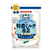 UHA 8.2 Rich Milk Candy Salt Flv | 味覺糖 8.2 牛奶袋裝糖 鹽奶味 72g