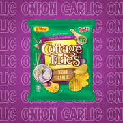 WISE Potato Chips Onion Garlic Flv | 威士薯片 洋蔥蒜味 50g
