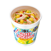 NISSIN Cold Cup Noodle Chicken Salt Lemon | 日本 合味道冷杯麵 檸檬雞味 59g