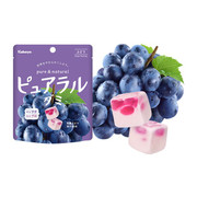 KABAYA Pure & Natural Fruit Soft Candy Grape | KABAYA 雙層夾心水果軟糖 巨峰提子 45g