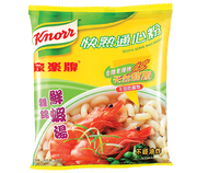KNORR Quick Serve Macaroni Shrimp Flavor | 家樂牌 快熟通心粉雜錦鮮蝦湯味 80g