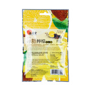 WAI YUEN TONG Rock Sugar Lemon & Tangerine Peel Syrup Filled Hard Candy 15pcs 位元堂 陳皮冰糖檸檬夾心糖-15粒包裝