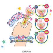 Heart Rock Paper Scissors Candy & Toy | 食玩 包剪揼玩具 連清涼糖 5g (顏色隨機)