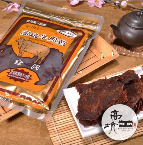 【現貨售完即止】KOW KUN Beef Jerky KaoLiang-Liquor Flavor 高坑 牛肉乾 高粱原味 170g