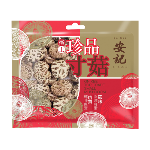 ON KEE Top Grade Small Mushroom 安記海味 極上珍品花寸菇 80g