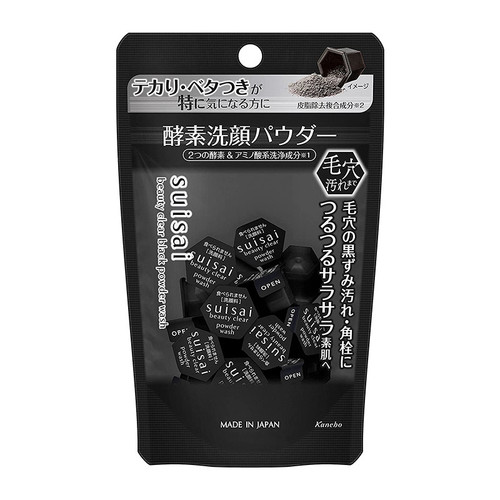 SUISAI Beauty Clear Black Powder Wash 黑炭泥淨透酵素洗顏粉 30pcs