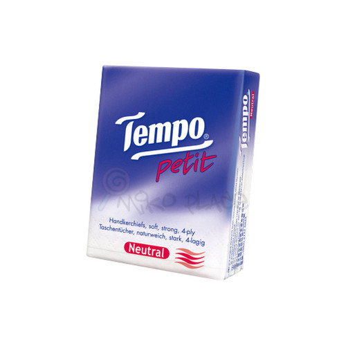 TEMPO Hanky Neutral Scent | 得寶紙巾 無香味 1s