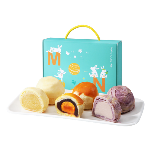 【台灣中秋禮盒-預購 9月10-19日出貨】DUEN TAI Gift Box Set E | 躉泰-歡悅禮盒(6入)提繩盒