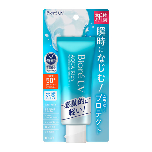 BIORE UV Aqua Rich Watery Essence Sunscreen | 碧柔 UV 水凝長效保濕防曬乳 SPF50+ PA++++ 70g
