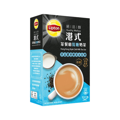 LIPTON - Quality Mellow Milk Tea Hong Kong Tea Restaurant Style Lite | 立頓 絕品醇港式茶餐廳低糖奶茶 19g x 10 sachets LIPTON - Quality Mellow Milk Tea Hong Kong Tea Restaurant Style Lite | 立頓 絕品醇港式茶餐廳低糖奶茶 19g x 10 sachets