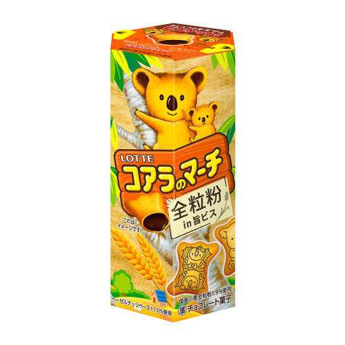 Lotte Koala Biscuit Whole-wheat | 樂天 熊仔餅 全麥 46g