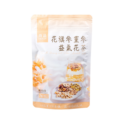 Premier Food Tea with Ginseng and Pilose Asiabell Root | 尚品 花旗參黨參益氣花茶 (8g x 7's)