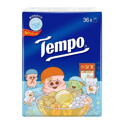 TEMPO Hanky Neutral McDull | 得寶紙巾 無香味 McDull 限定印花 36s