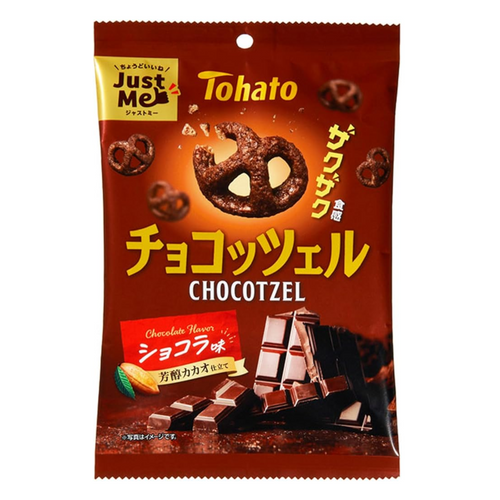 TOHATO Chocotzel Chocolate Flv | 桃哈多 朱古力脆餅 朱古力味 45g