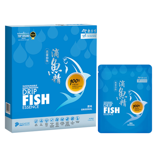 EU YAN SANG Sustainable High Protein Drip Fish Essence | 余仁生 星馬版 滴魚精 原味 6's