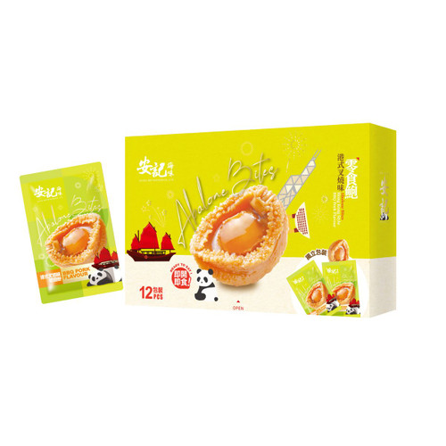 ON KEE Abalone Bites Hong Kong Style BBQ Pork Flv | 安記 零食鮑 港式叉燒味 12s